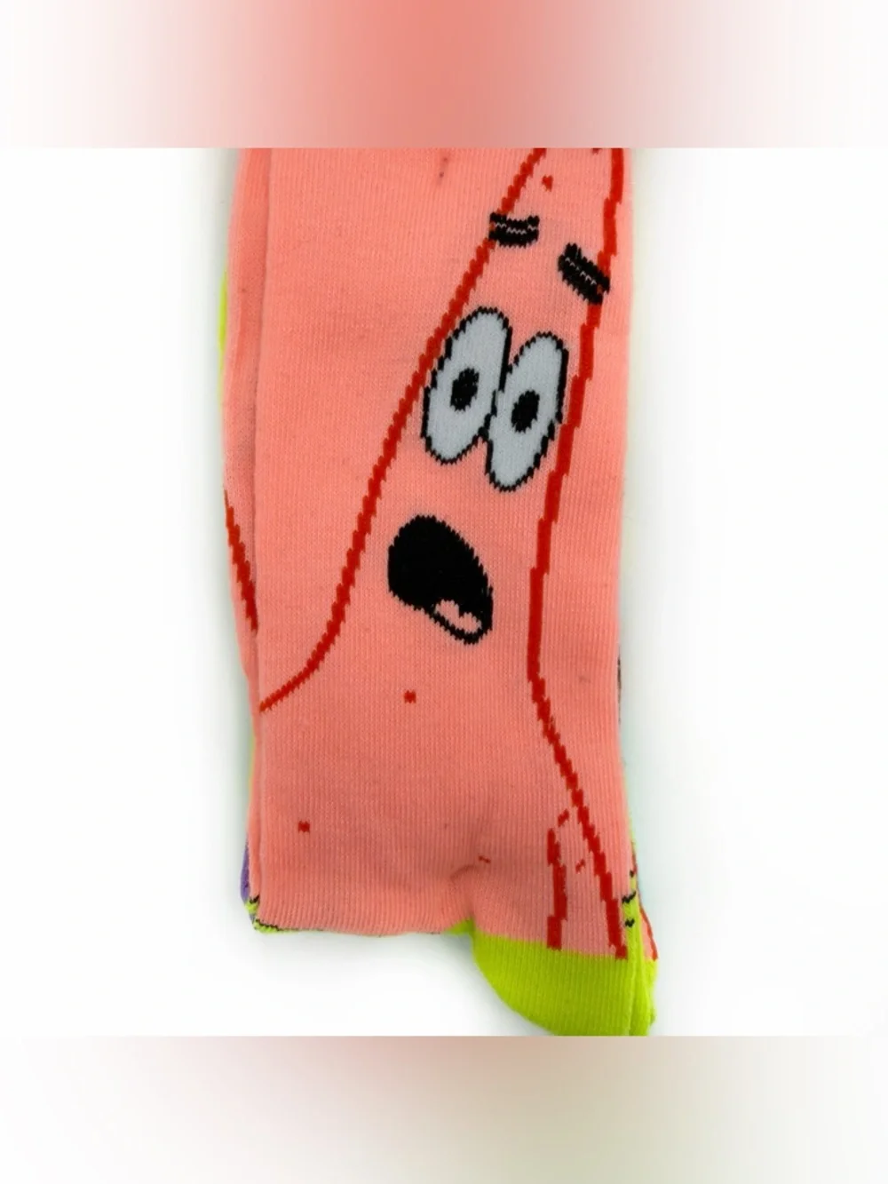 SpongeBob SquarePants Patrick Crew Socks Nickelodeon Men’s Womens Gift